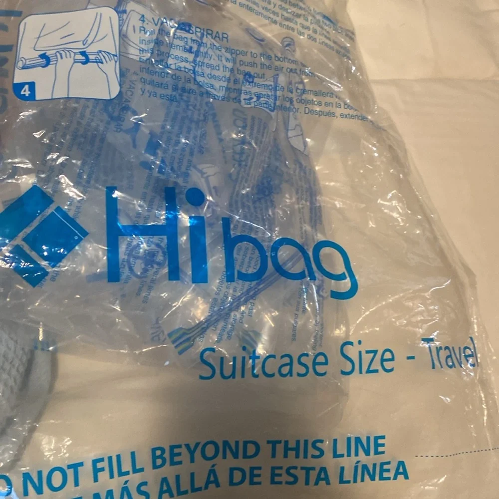 Travel compression bags. Carry on size and suitcase size